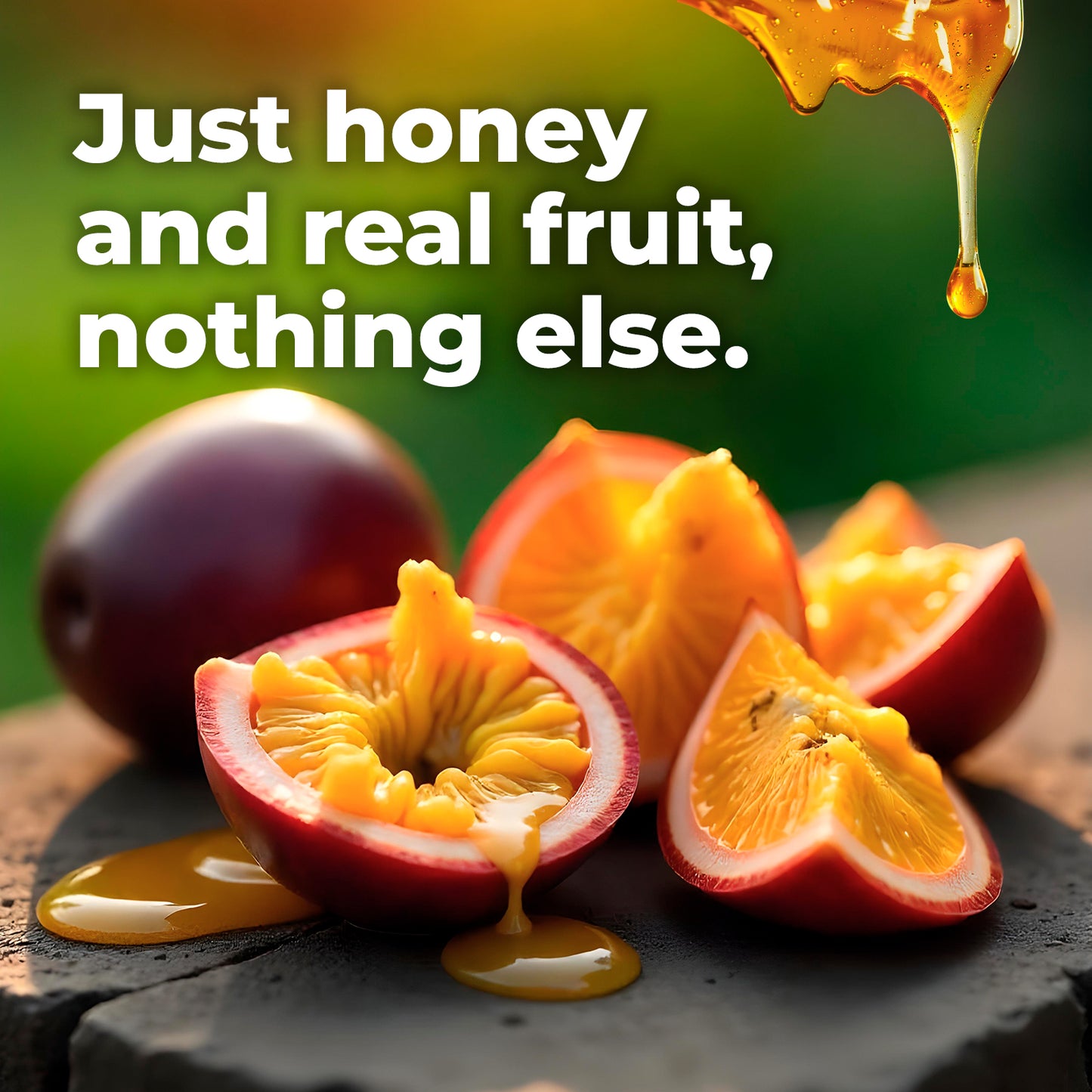Honey compound with Passion Fruit - No Sugars or Additives 17.6 oz