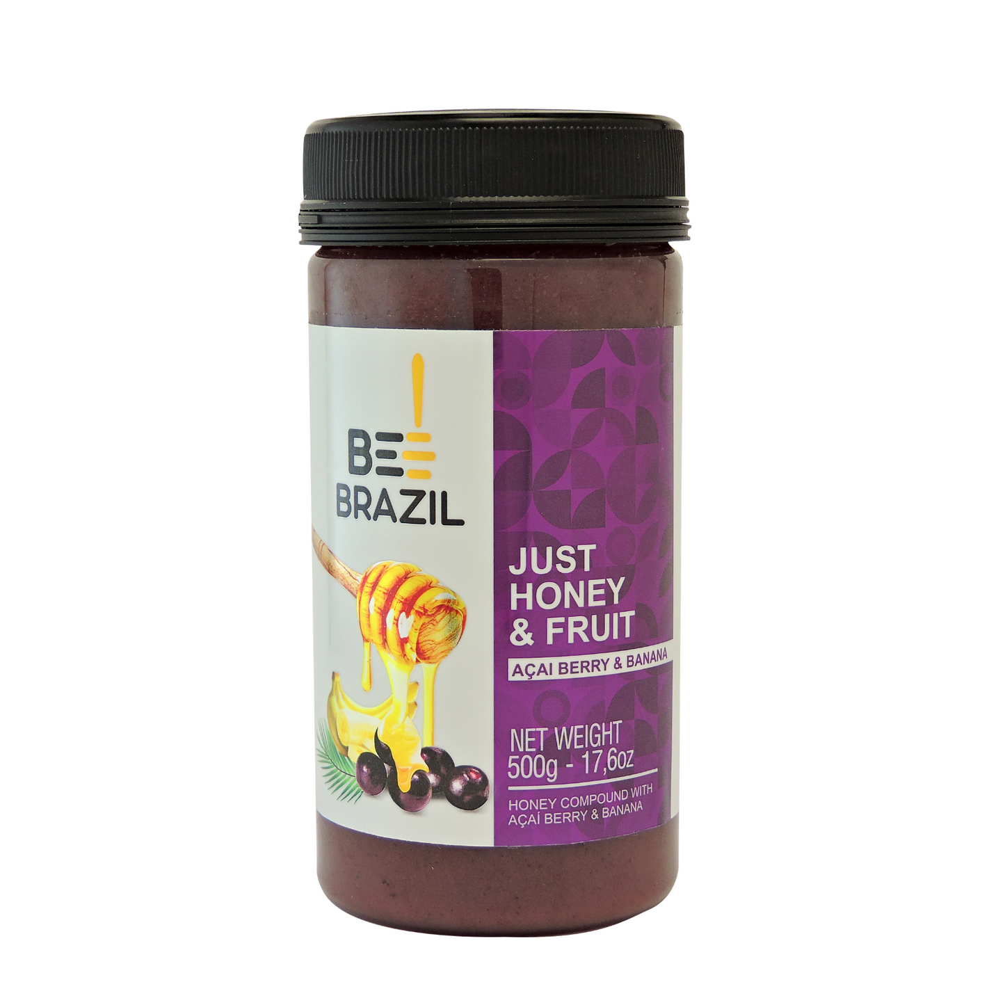 Honey Compound with Açaí and Banana - No Added Sugars or Additives 17.6 oz